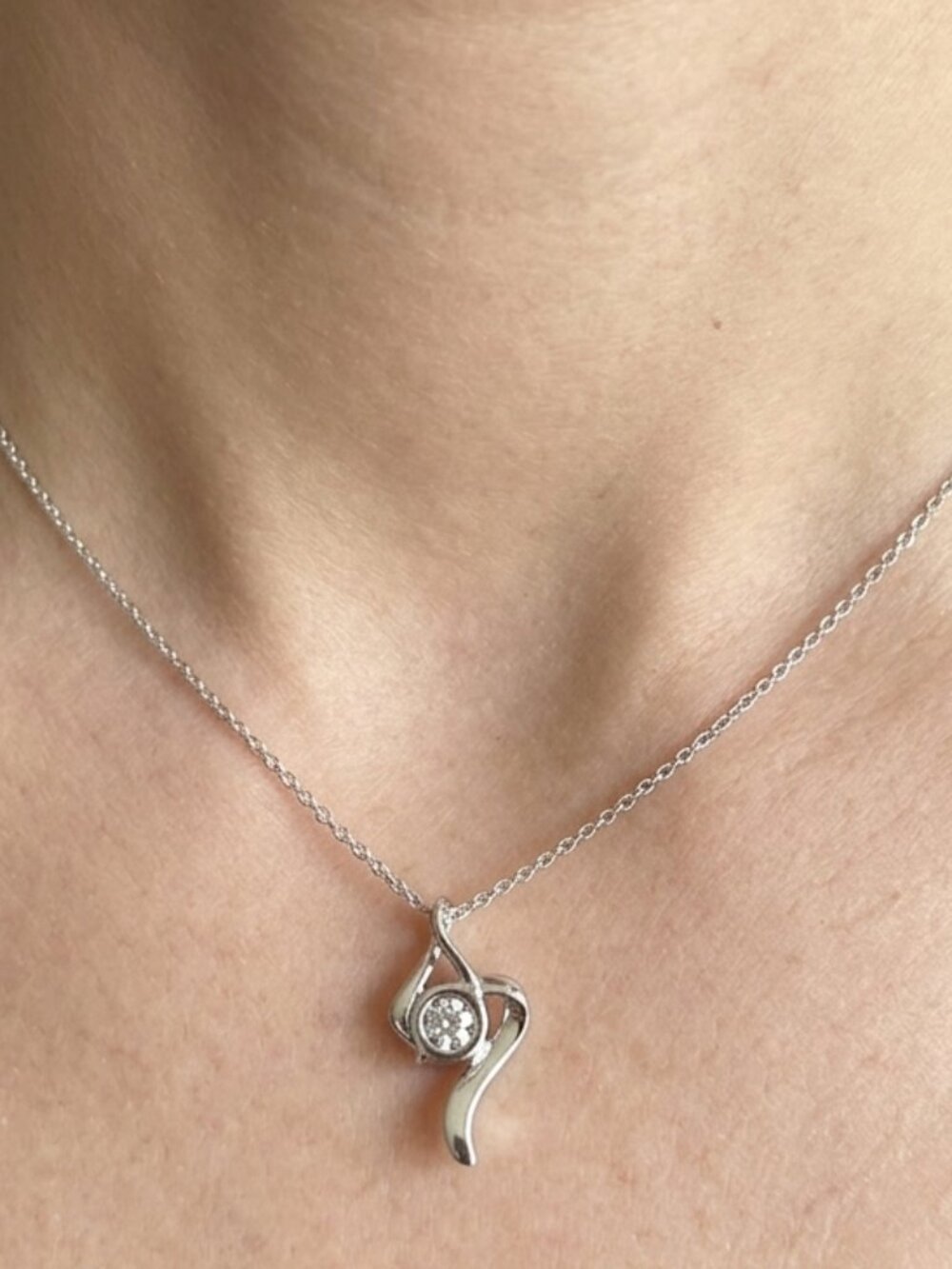 XL16 The Treble Clef  1 ct Moissanite in s925